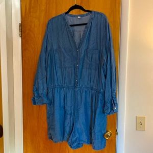 Old Navy chambray romper